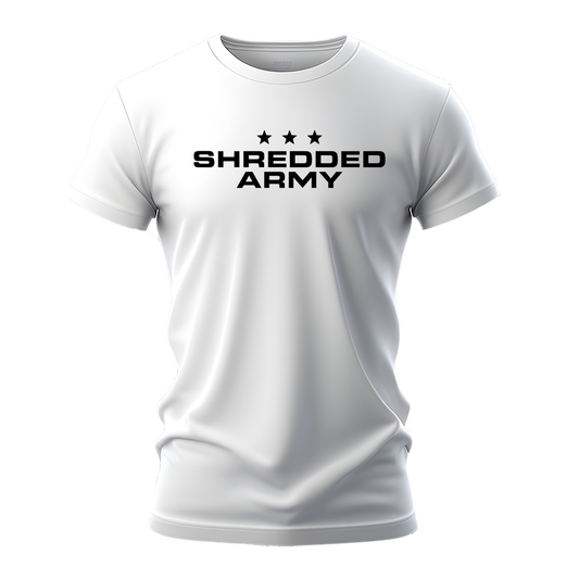 SA WHITE Short Sleeve T-Shirt - Premium  from Shredded Army Shop - Just $24.99! Shop now at Shredded Army Shop