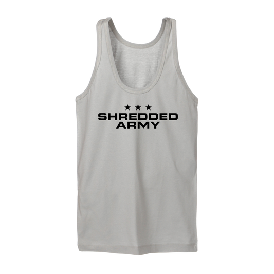 SA GRAY Tank Top - Premium  from Shredded Army Shop - Just $21.99! Shop now at Shredded Army Shop