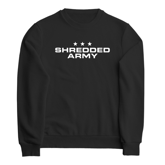 SA BLACK Crewneck Sweatshirt - Premium  from Shredded Army Shop - Just $26.99! Shop now at Shredded Army Shop
